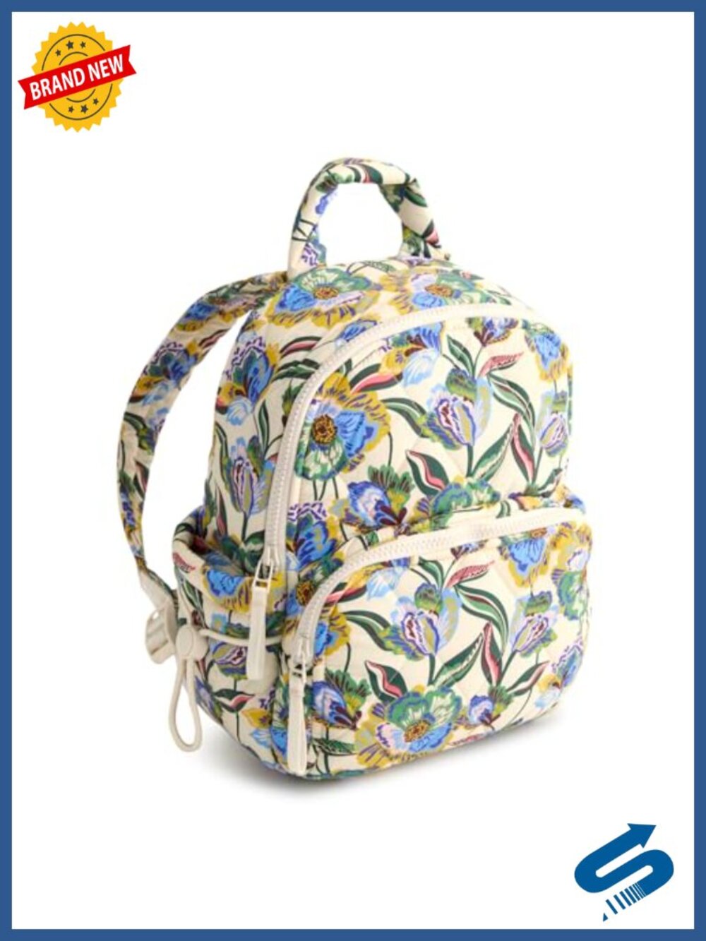 Vera Bradley Featherweight Small Banbury Backpack Quilted Nylon Water Resistant